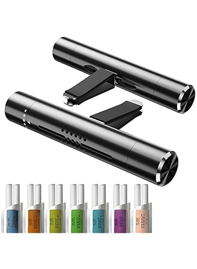Car Air Fresheners Scents Diffuser Vent Clips Perfume Essential Oil sticks Fro Women Men Automotive Fragrance Decoration Accessories(Black) - Image 1
