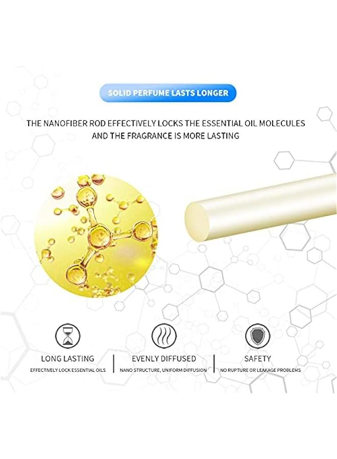 Car Air Fresheners Scents Diffuser Vent Clips Perfume Essential Oil sticks Fro Women Men Automotive Fragrance Decoration Accessories(Black) - Image 4