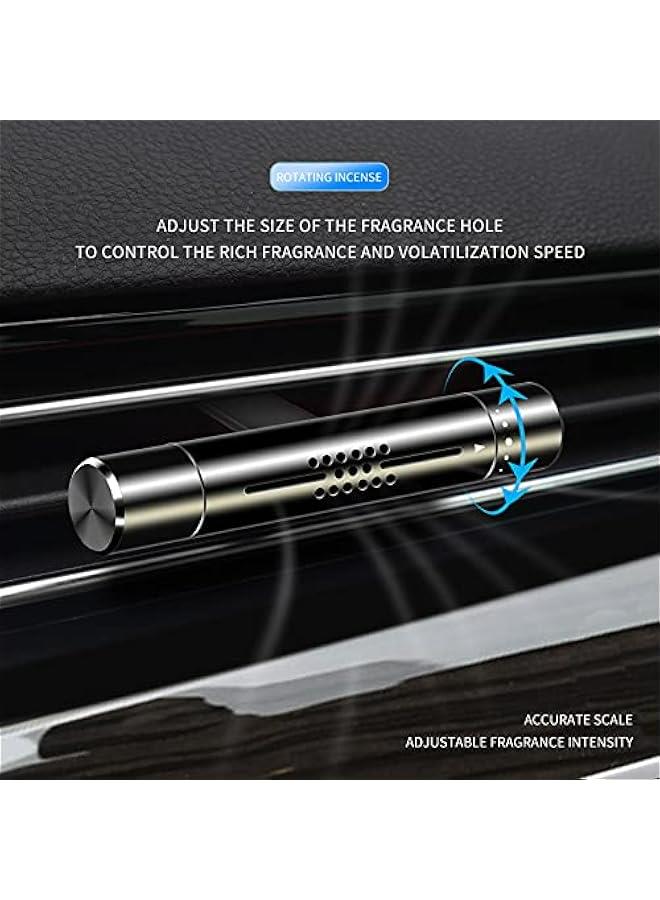 Car Air Fresheners Scents Diffuser Vent Clips Perfume Essential Oil sticks Fro Women Men Automotive Fragrance Decoration Accessories(Black) - Image 5