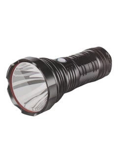 كروم مصباح يدوي تكتيكي قابل لإعادة الشحن بزاوية 360 درجة لومن عالي LED فائق السطوع مع 5 أوضاع مصباح يدوي للطوارئ مقاوم للماء  - Image 2