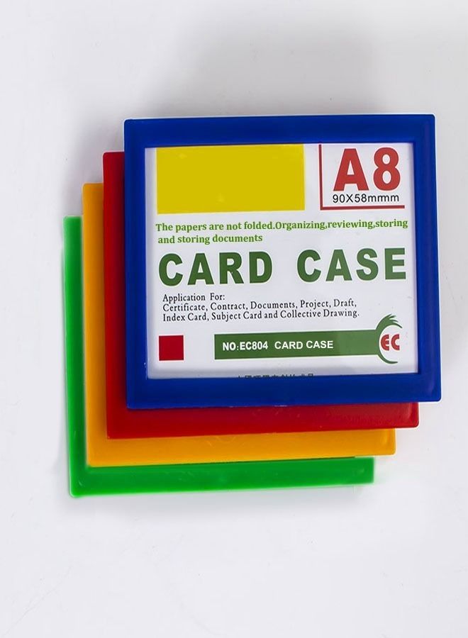 fashionhome 4 Pieces Professional Business Identity Card Holder Case for Men and Women  - Image 1