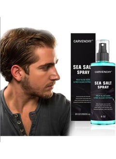 CARVENCHY Sea Salt Spray for Hair Men Hair Texturizing Spray with Kelp Aloe Vera and Red Algae Extract Surf Spray to Add Volume and Texture Sea Salt Spray for Men Beach Hair Spray  - Image 4