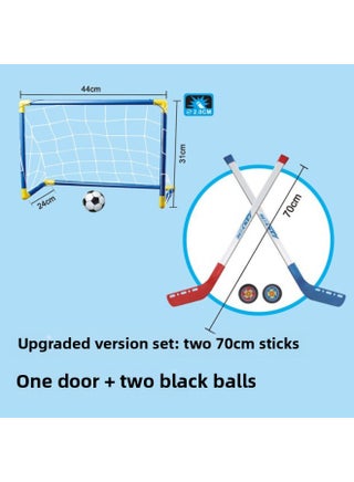Kindergarten Outdoor Toy Ice Hockey Stick Children's Hockey Stick Leisure Sports Toy Football Door Suit-Colour:Dark Blue Upgraded Version Set 70cm - pzsku/ZD521F1033234CE4255BDZ/45/1745407497/f30346e4-673d-421d-9a56-baa791aad49f