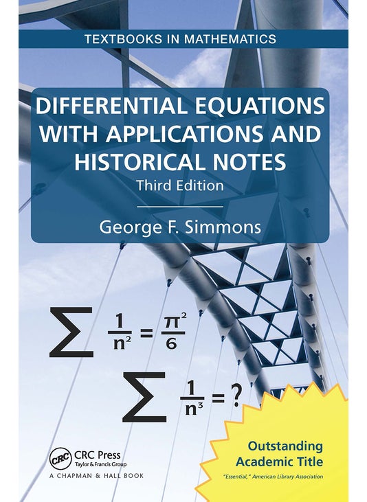 Differential Equations with Applications and Historical Notes