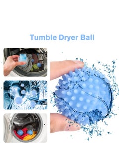 Y&D Tumble Dryer Balls, Balls Set of 6, Energy Saving Reusable Clothes Softener Washing Machine for Home Quick Drying, Blue  - Image 3
