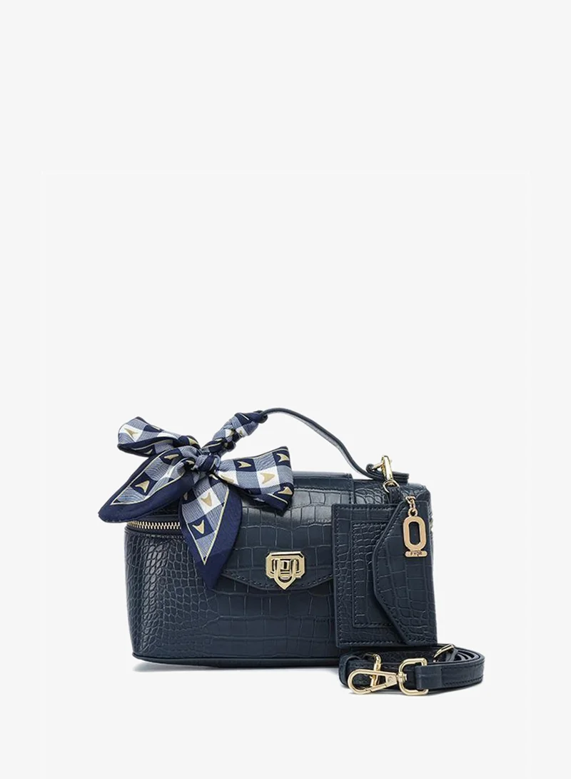 FYOR Textured Lock Vanity Bag BD 180