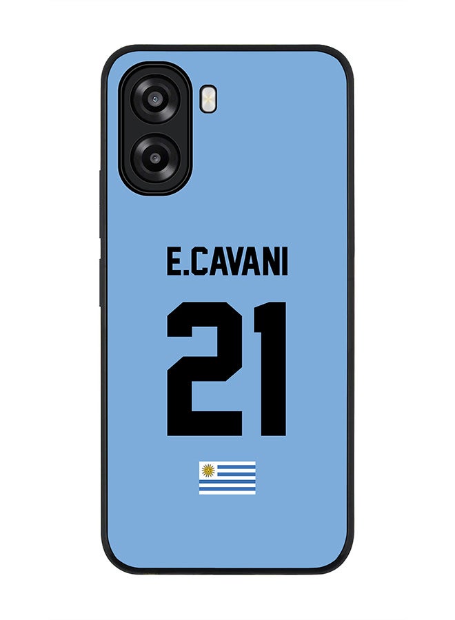 Stylizedd For Oppo A6x 5G / A6x 4G Case,Slim fit Camera Protection, Shockproof Thin Phone cover  - Football - Uruguay ,  E.Cavani - Image 1