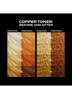 BLEACH LONDON Copper Toner Kit Ammoniafree Toning For Soft Ginger Finish Ideal For Light To Medium Blonde Hair With Smooth And Shine Complex (Complete Kit)  - Image 5