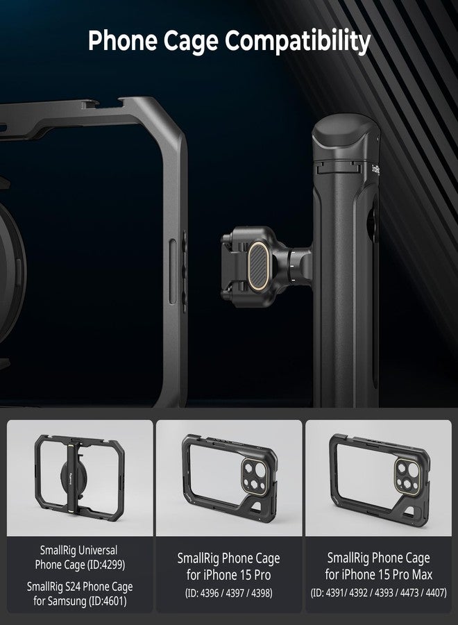 SMALLRIG Side Handle Rotatable Quick Release Adapter, Compatible with SmallRig Quick Release Phone Cage Series and All The SmallRig Mobile Phone Side Handle - 4610 - Image 4