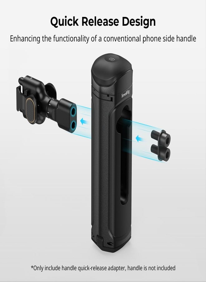 SMALLRIG Side Handle Rotatable Quick Release Adapter, Compatible with SmallRig Quick Release Phone Cage Series and All The SmallRig Mobile Phone Side Handle - 4610 - Image 2