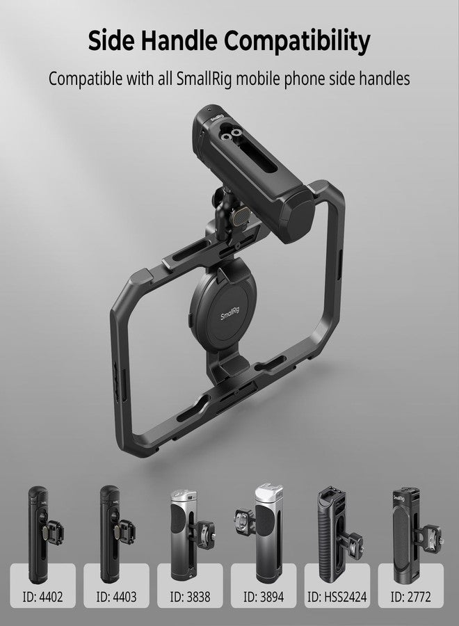 SMALLRIG Side Handle Rotatable Quick Release Adapter, Compatible with SmallRig Quick Release Phone Cage Series and All The SmallRig Mobile Phone Side Handle - 4610 - Image 5