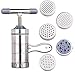 Hovico Hovico Press Pasta Machine,Stainless Steel Manual Noodles,5 Interchangeable Discs for Fine,Professional Fresh Pasta  - Image 2