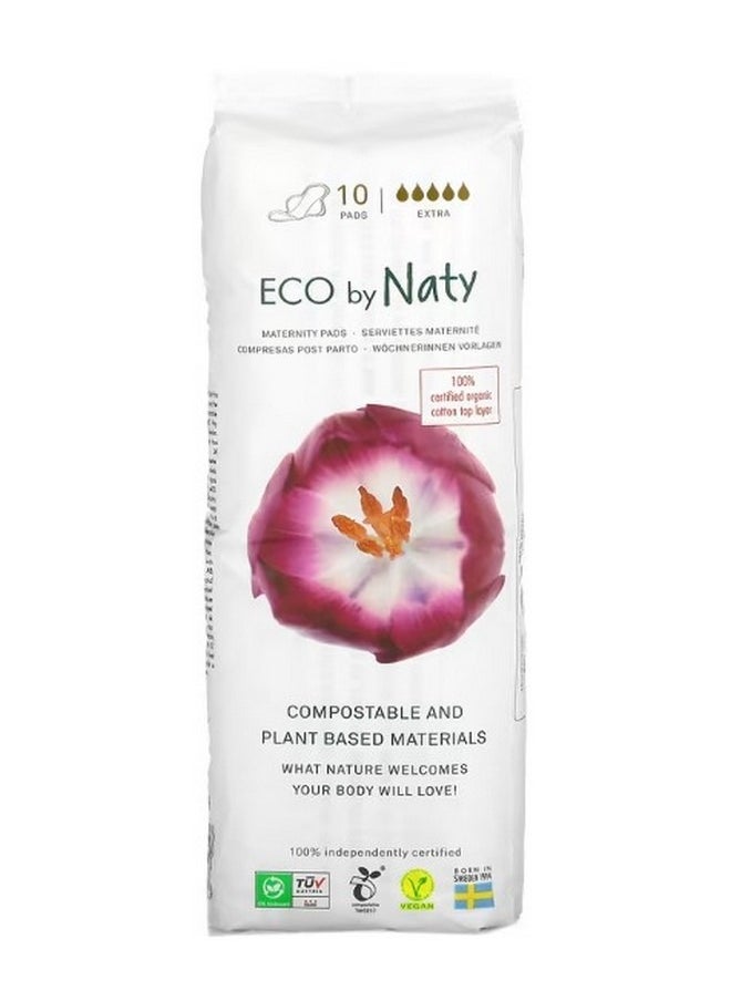 Naty Maternity Pads Extra 10 Pads  - Image 1