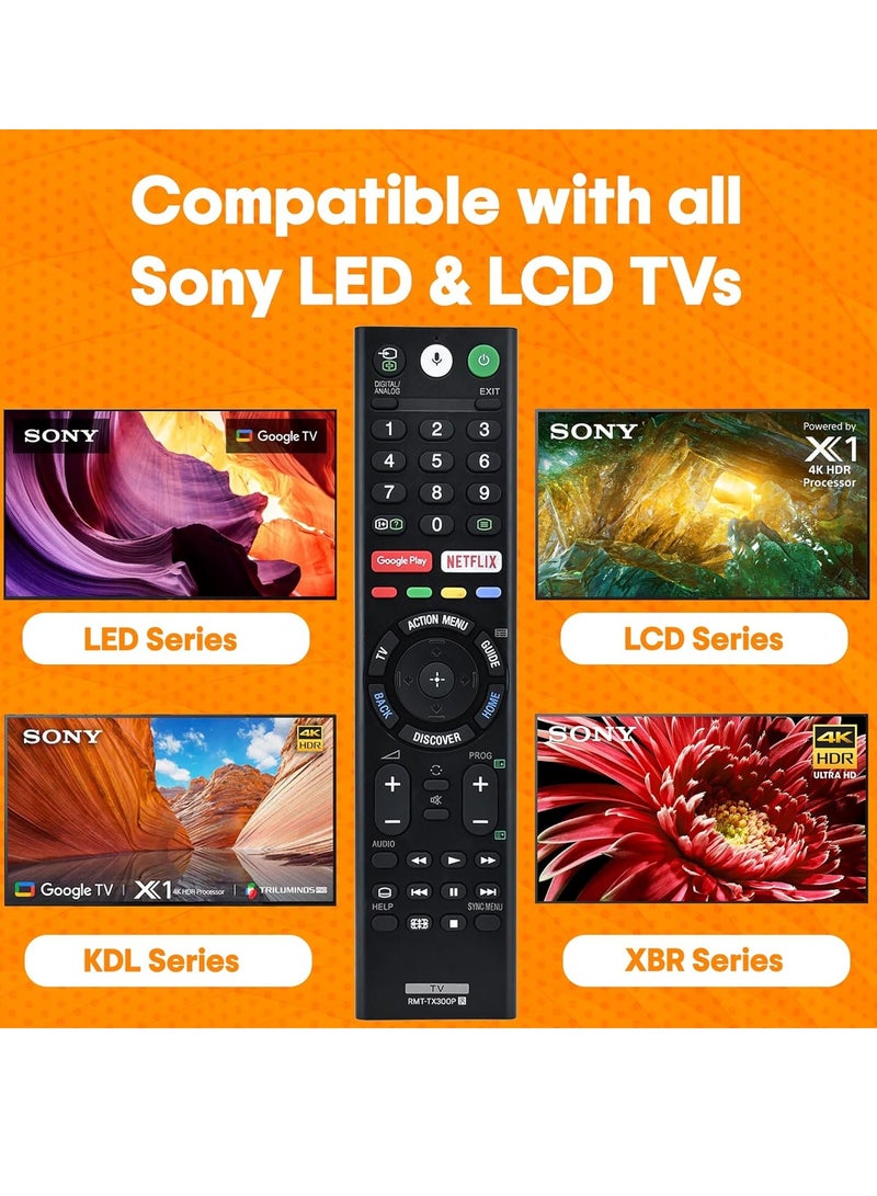 ELTRAZONE Replacement Remote Control for Sony RMF-TX300P TV with battery - Image 5
