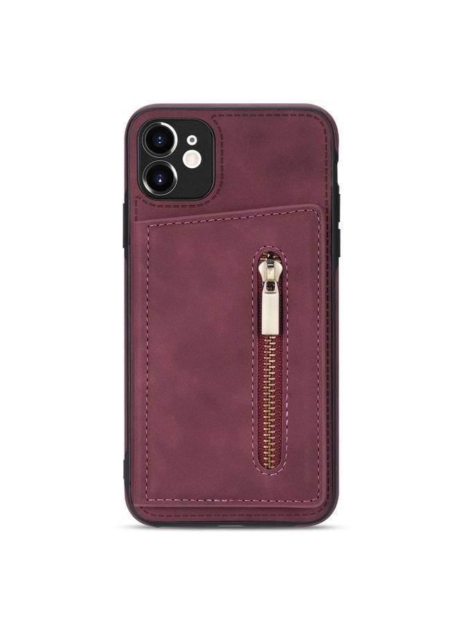 Zaboon Case For iPhone 11 Zipper Card Holder Phone Case - Image 2