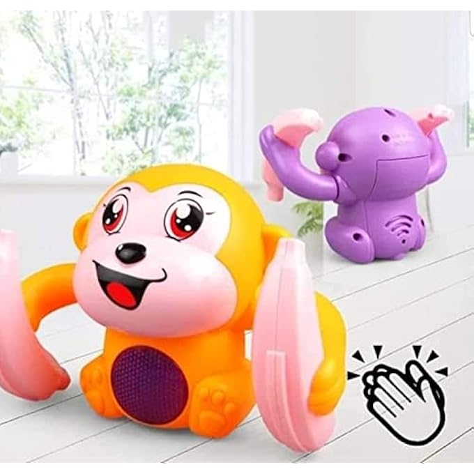 DANCING MONKEY DANCING TOUCH OR VOICE CONTROL FUNNY SING AND FLIP-FLOPPING GAME - Image 1