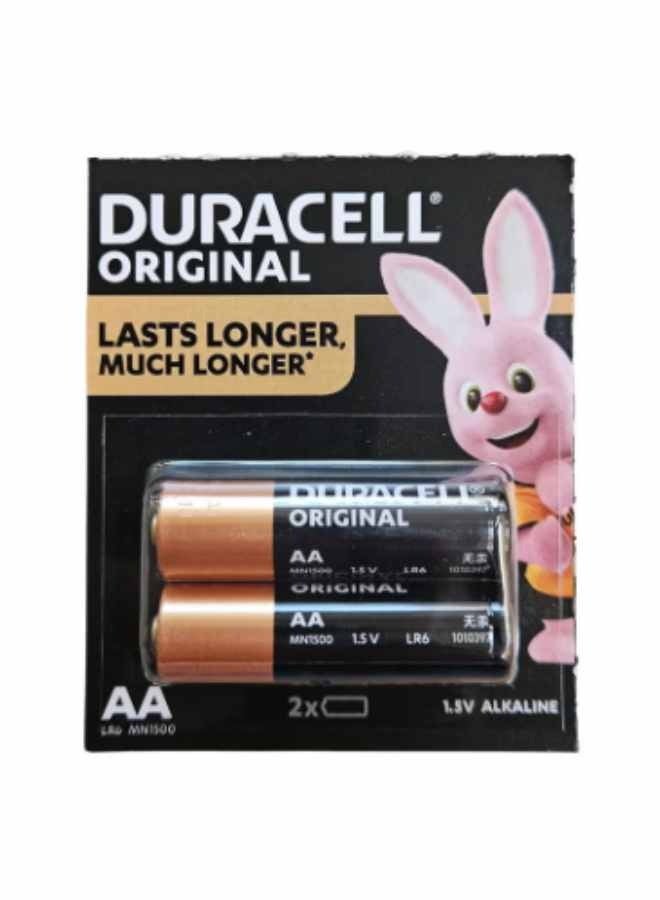 دوراسيل بطارية ايه ايه دوراسيل 1.5 فولت قلوية عبوة من قطعتين