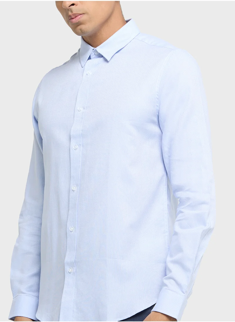 Robert Wood Long Sleeve Shirt   No  Pocket