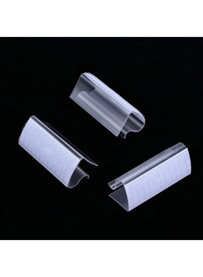 BOAO Boao 50 Pieces Table Skirting Clips EC Model Tablecloth Clips for Table 3/4 Inch - 1 Inch with Hook Loop for Indoor Outdoor Events - Image 4