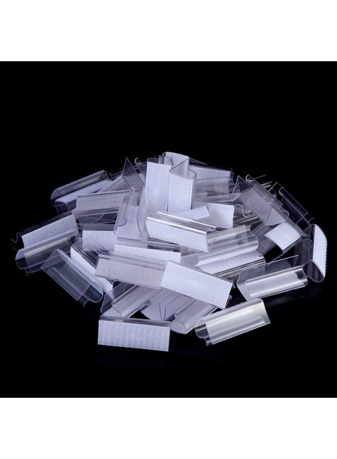 BOAO Boao 50 Pieces Table Skirting Clips EC Model Tablecloth Clips for Table 3/4 Inch - 1 Inch with Hook Loop for Indoor Outdoor Events - Image 2