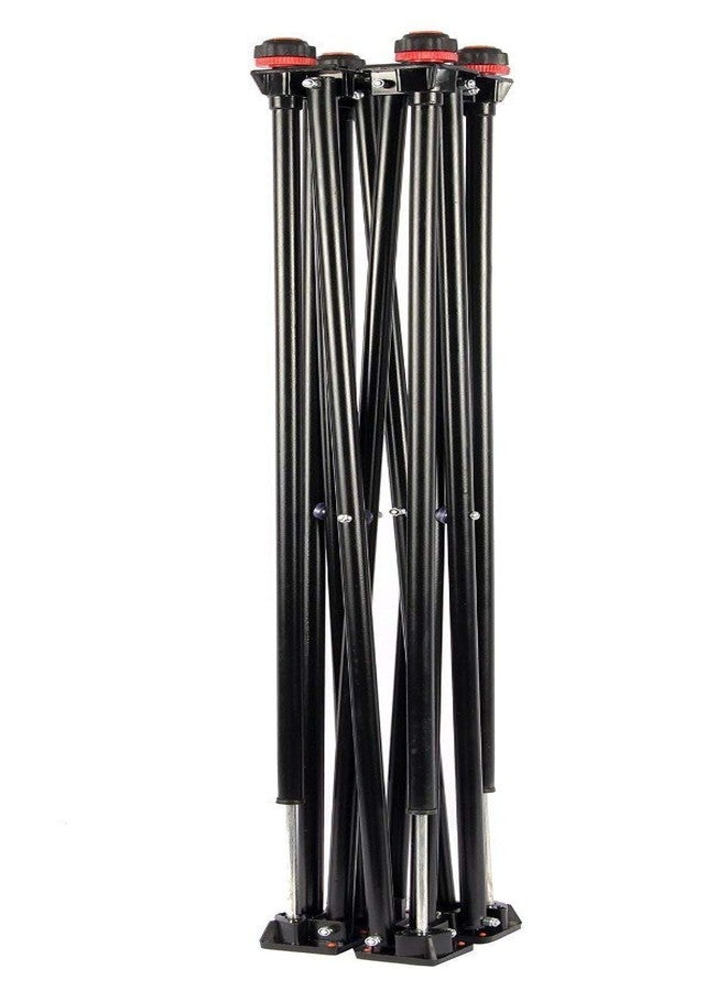 KNK Carrom Foldable Stand - Easy Fold Stand for Board Games, 24-Inch Standard Height with Adjustable Leveler and Soft Rubber Top - Image 5