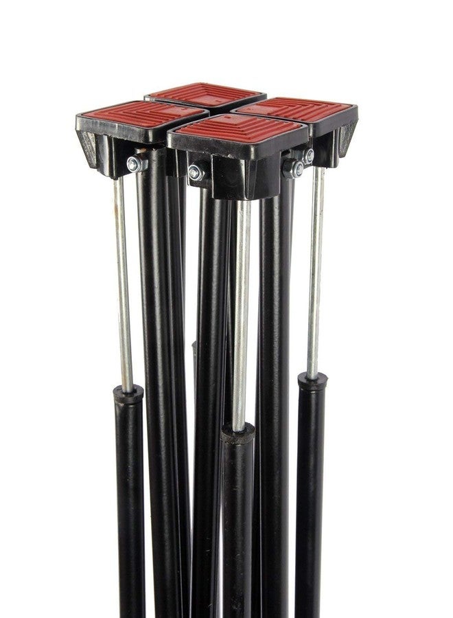 KNK Carrom Foldable Stand - Easy Fold Stand for Board Games, 24-Inch Standard Height with Adjustable Leveler and Soft Rubber Top - Image 2