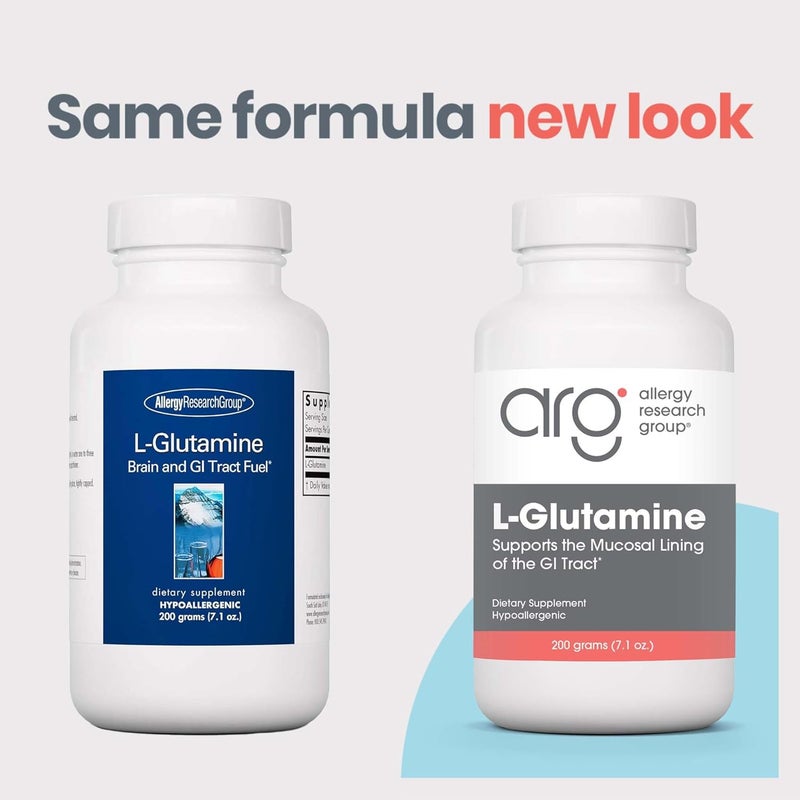 Allergy Research Group LGlutamine Powder  Gut Health for Men  Women Free Form Amino Acid Pure 47g Supplement  71 Ounce - Image 2