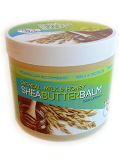 The Original CJs BUTTer All Natural Shea Butter Balm  Oatmeal Milk  Honey 12 oz Tub