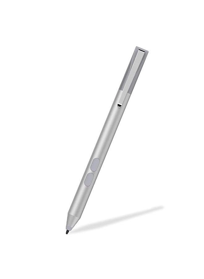 iafer - Stylus Pen For Surface 3000 Hours Working Time With 1024 Levels Pressure For Surface Pro 9 X 8 7 6 5 4 3 Surface Laptop 5 4 3 2 1 Laptop Studio Surface Book 3 2 1 Surface Go 3 2 1 Silver - Image 1