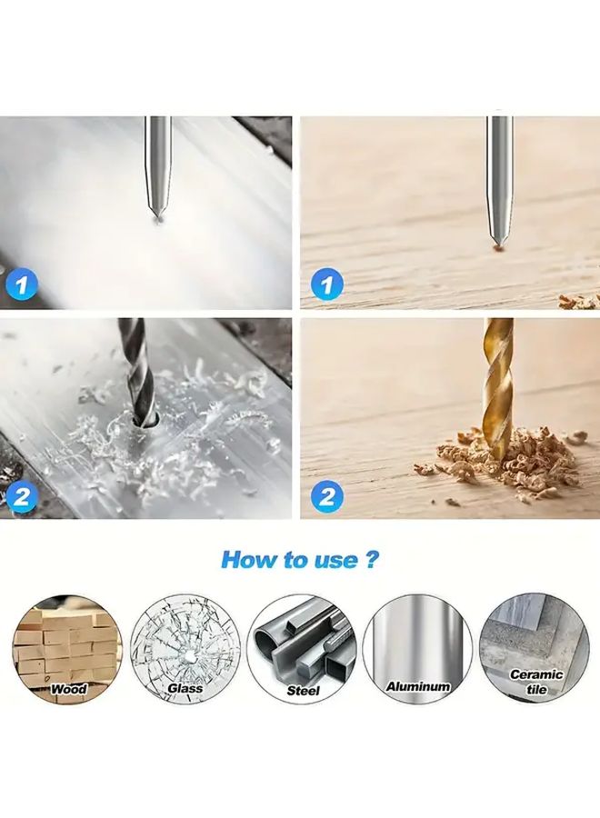 Automatic Center Punch 5 Inch Heavy Duty Steel Spring Adjustable Tension Tool for Metal Wood Glass Plastic DIY Center Hole Punch - Image 3