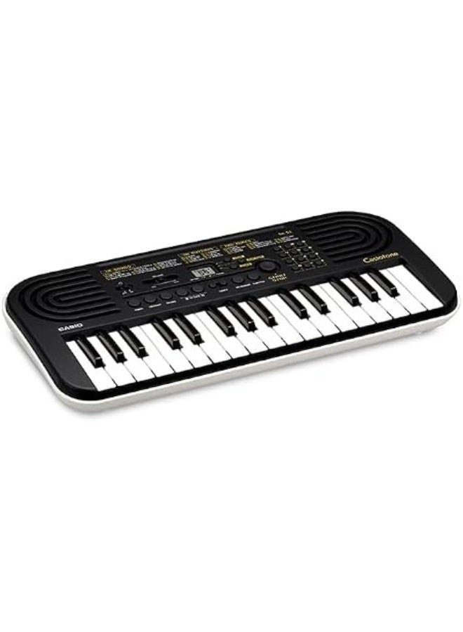 كاسيو لوحة مفاتيح صغيرة Casiotone SA-51 بنغمات البيانو، لون أسود (32 مفتاحاً) - Image 2