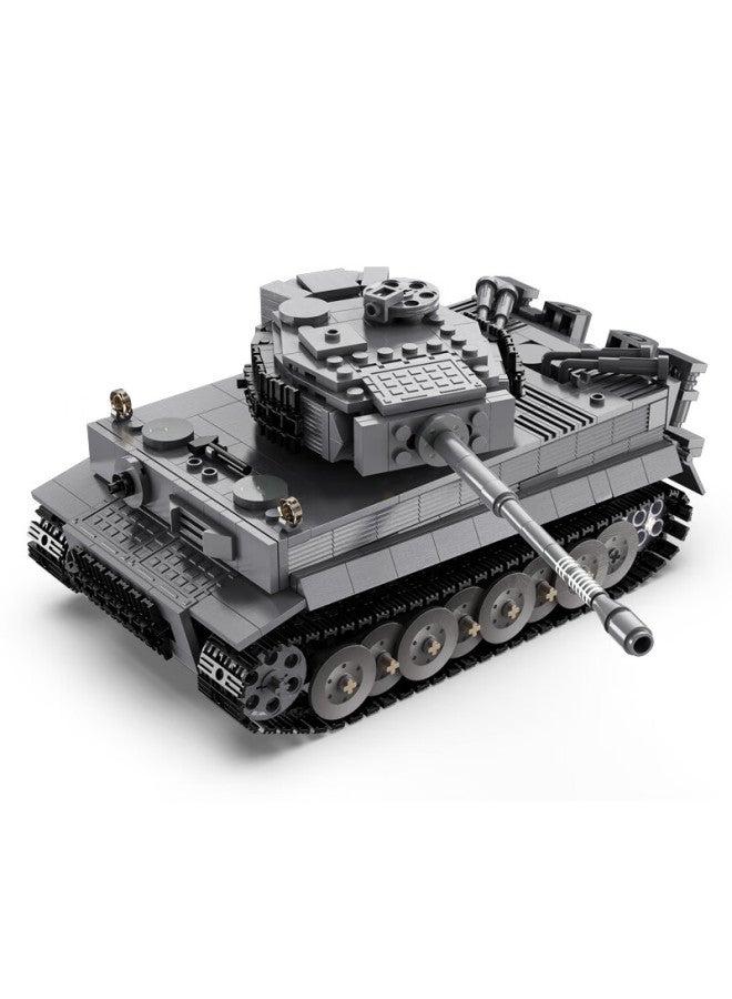 Cada Building Block Assembly Toy, Moc Authorized Tiger Tank Model, Adult Electric Remote Control Toy, Boys' Holiday Gift - Image 4