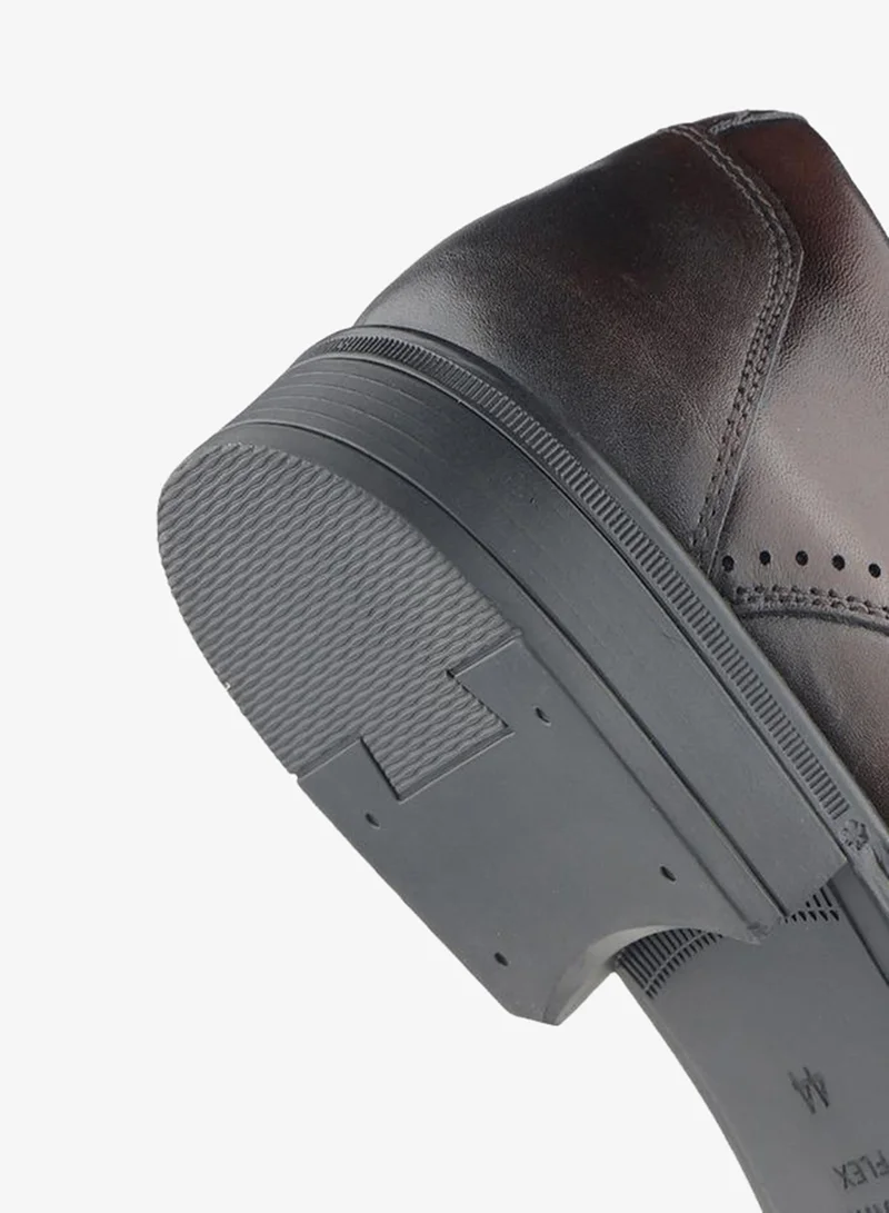 DUCHINI BROWN Men Lace-Up Derby Shoes for Men | Best Price UAE