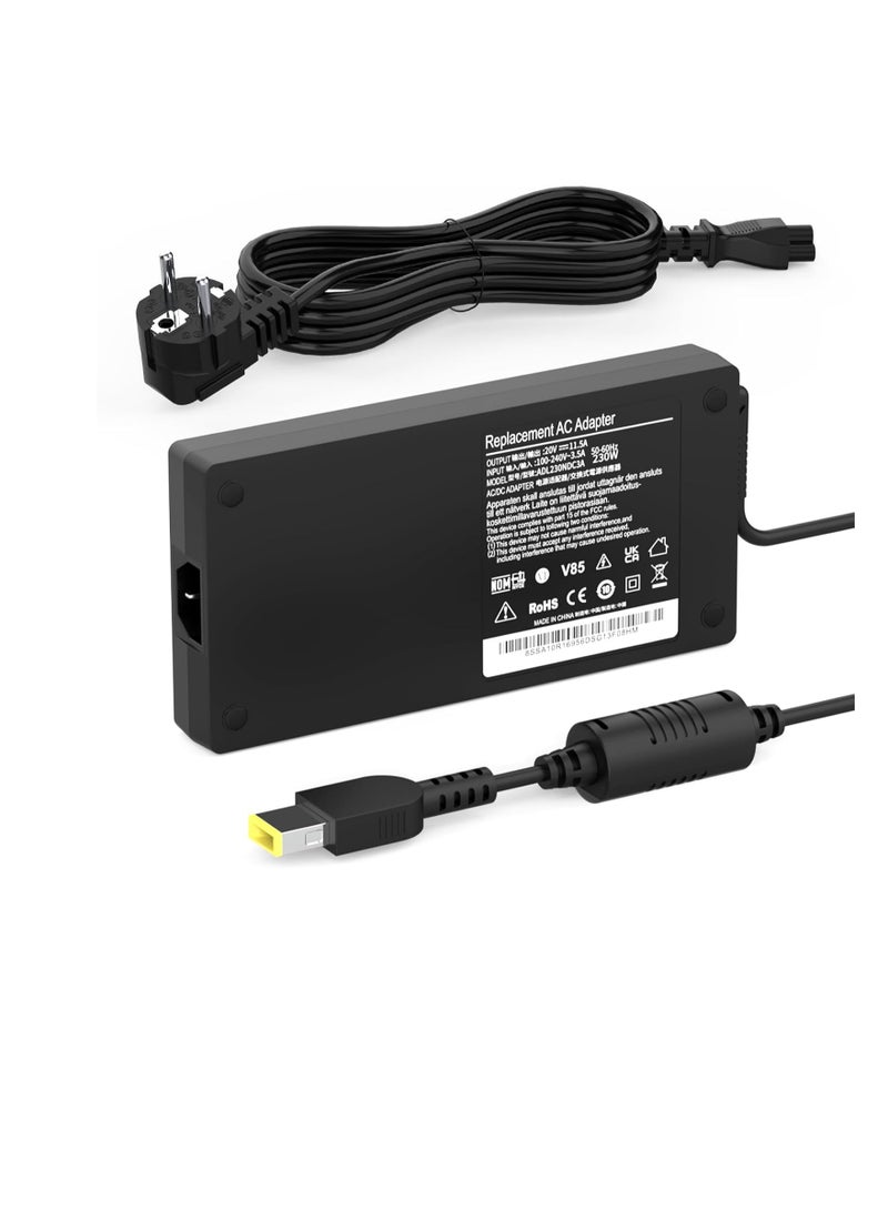 REPLACEMENT 230 W Laptop Charging Cable Power Supply for 5 7 5P C7 S7 Y540 Y545 Y740 Y730 Y900 Y910 Y920 Y7000 P73 P71 P72 P70 P51 P52 P53 ADL230 NDC3A ADL230NLC3A 20V 11.5A USB Charger