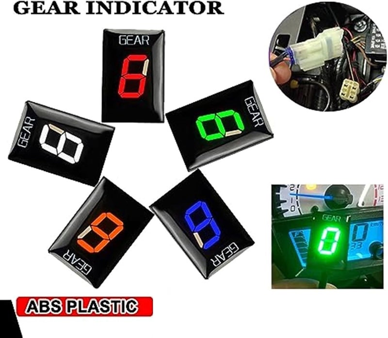 Vuzmode 1-6 Gear Indicator for Z750 - Image 3