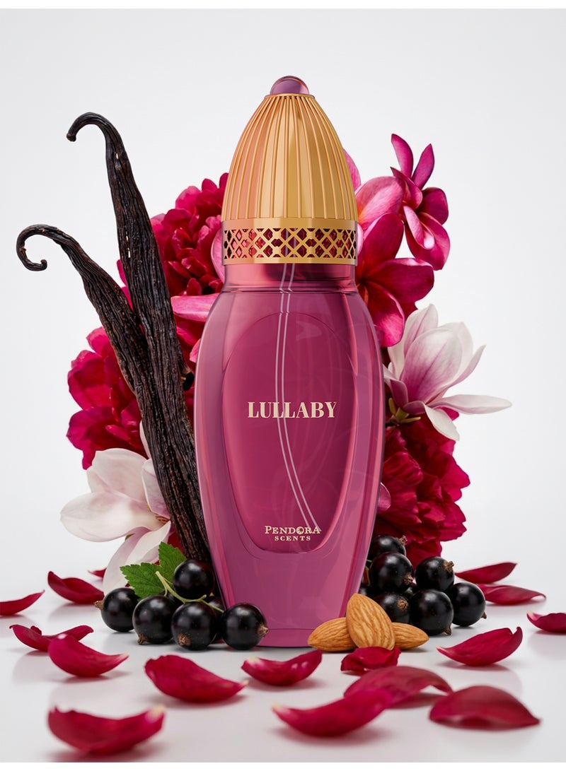 Pendora Scents Lullaby for Women Eau de Parfum 100ml | Floral Gourmand Perfume with Black Currant, Vanilla, Praline & Jasmine | Long Lasting Feminine Fragrance - Image 3