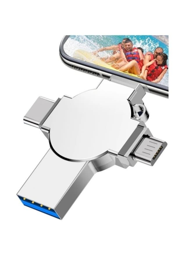 Flash Drive for iPhone 512GB, Photo Stick USB Flash Drive 512GB Memory Stick USB 3.0 High Speed Thumb Drives Portable Jump Drive Storage Device External Storage for Smartphone/Laptop/PC/Android - Image 1