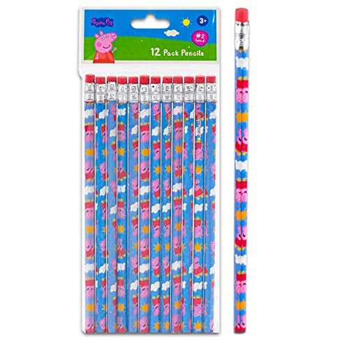 Peppa Pig 12 Count Pencils - Classroom Set with Bonus Stickers - Image 2