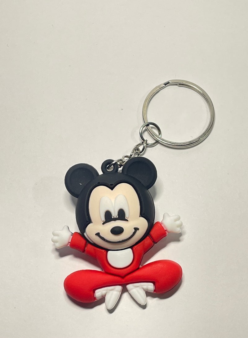 ميدالية مفاتيح كرتونية مميزة اكسسوار مميز سلسلة مفاتيح بتصميم شخصية ميكي ماوس يتناسب مع مفاتيح السيارة والمحفظة والحقيبة هدية رائعة وجميلة - Image 4