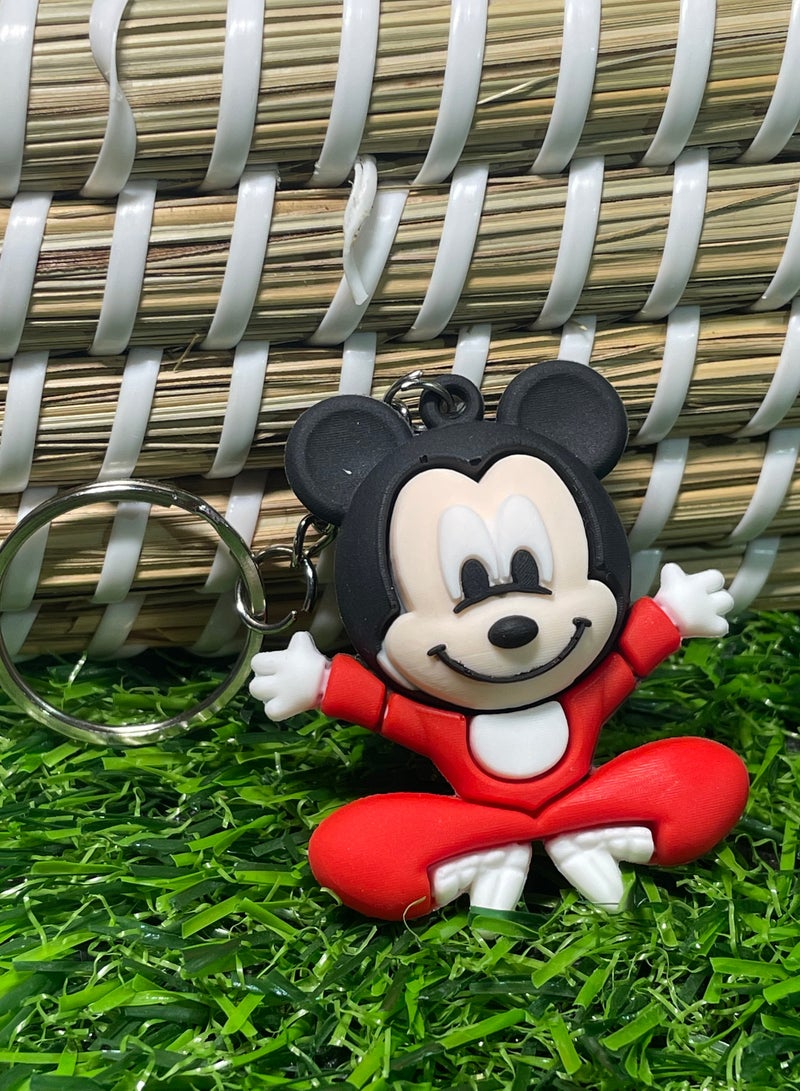 ميدالية مفاتيح كرتونية مميزة اكسسوار مميز سلسلة مفاتيح بتصميم شخصية ميكي ماوس يتناسب مع مفاتيح السيارة والمحفظة والحقيبة هدية رائعة وجميلة - Image 2
