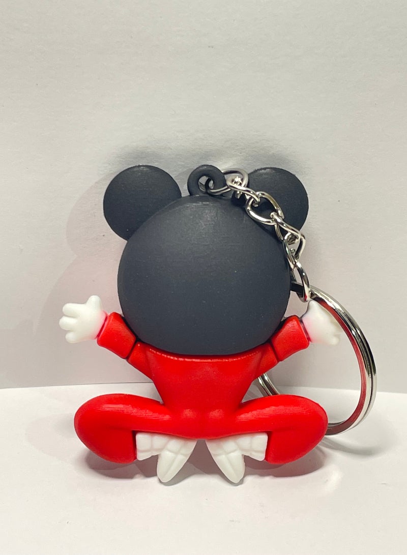 ميدالية مفاتيح كرتونية مميزة اكسسوار مميز سلسلة مفاتيح بتصميم شخصية ميكي ماوس يتناسب مع مفاتيح السيارة والمحفظة والحقيبة هدية رائعة وجميلة - Image 3