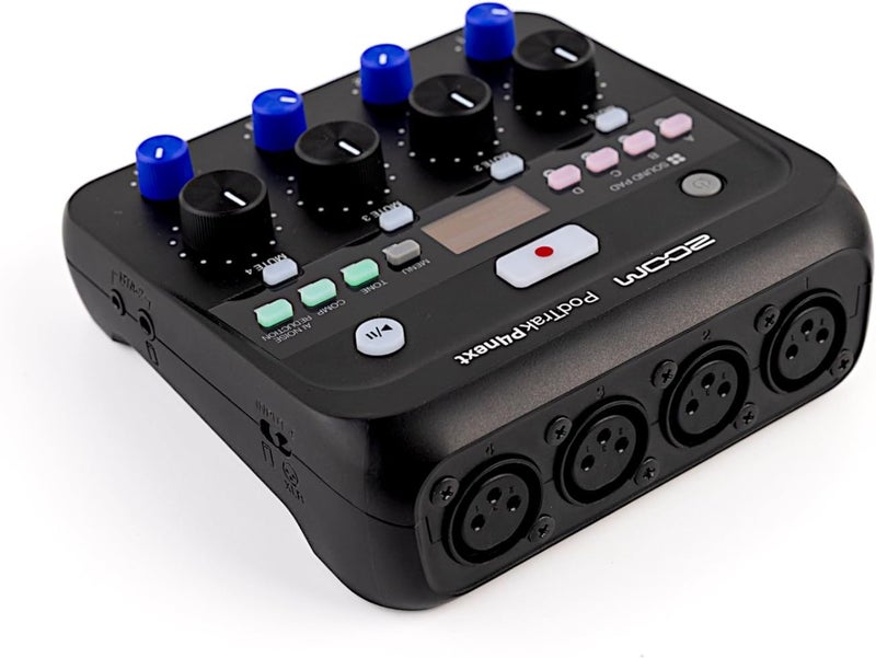 Zoom PodTrak P4next Podcast Recorder with 4 Microphone Inputs and AI Noise Reduction - Image 2