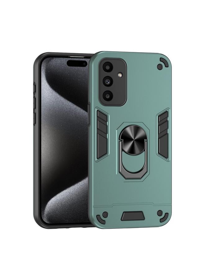 erorex Case For Samsung Galaxy A15 Shockproof Metal Ring Holder Phone Case - Image 1