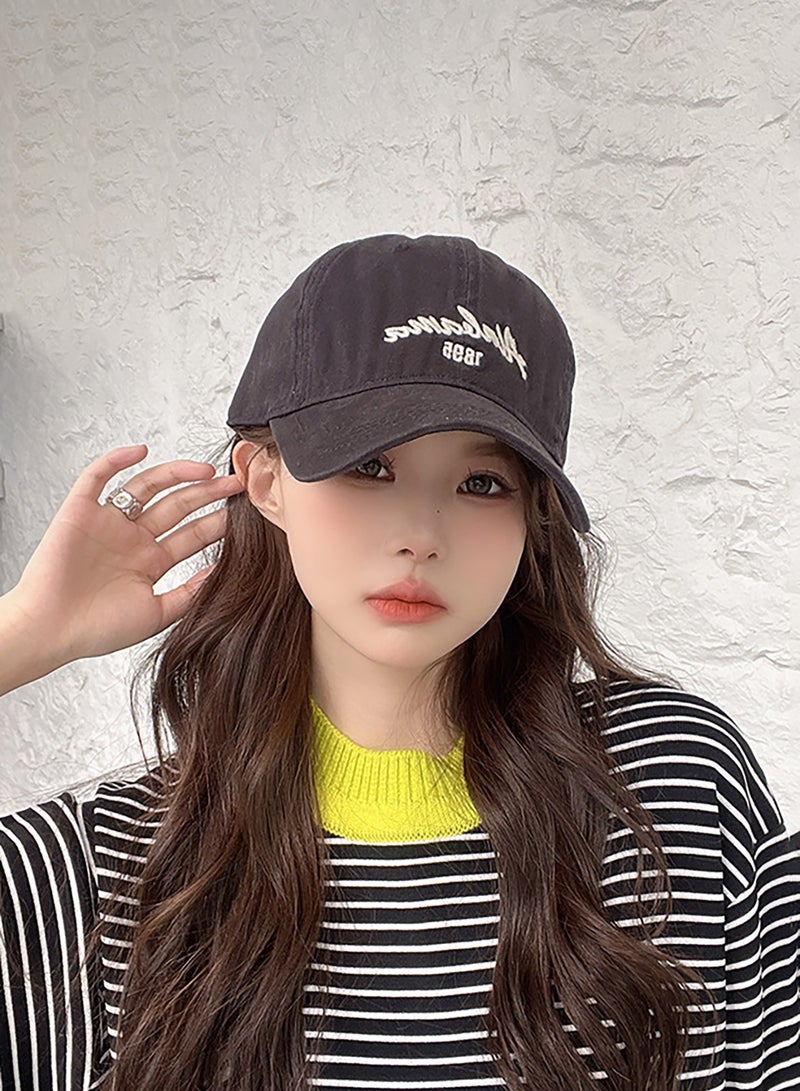 Merry Moments Embroidered Designer Cotton-twill Baseball Cap Street Wear Unisex Adjustable Trendy Casual Daily Outfit - Image 1