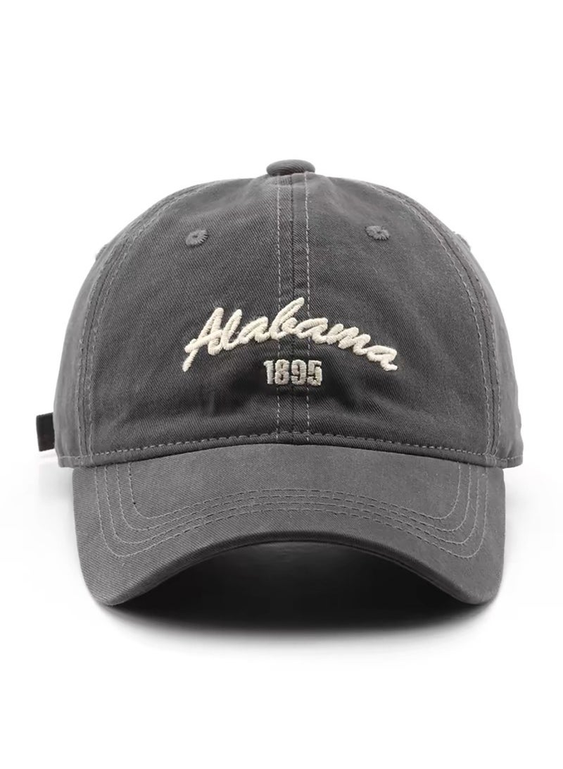 Merry Moments Embroidered Designer Cotton-twill Baseball Cap Street Wear Unisex Adjustable Trendy Casual Daily Outfit - Image 3