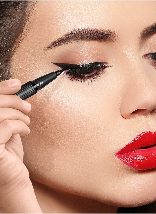 Kokie Retractable Liquid Eyeliner, Pointed Felt Tip, Waterproof & Smudge Free, Long-lasting, Vegan, Cruelty-Free  - Image 4