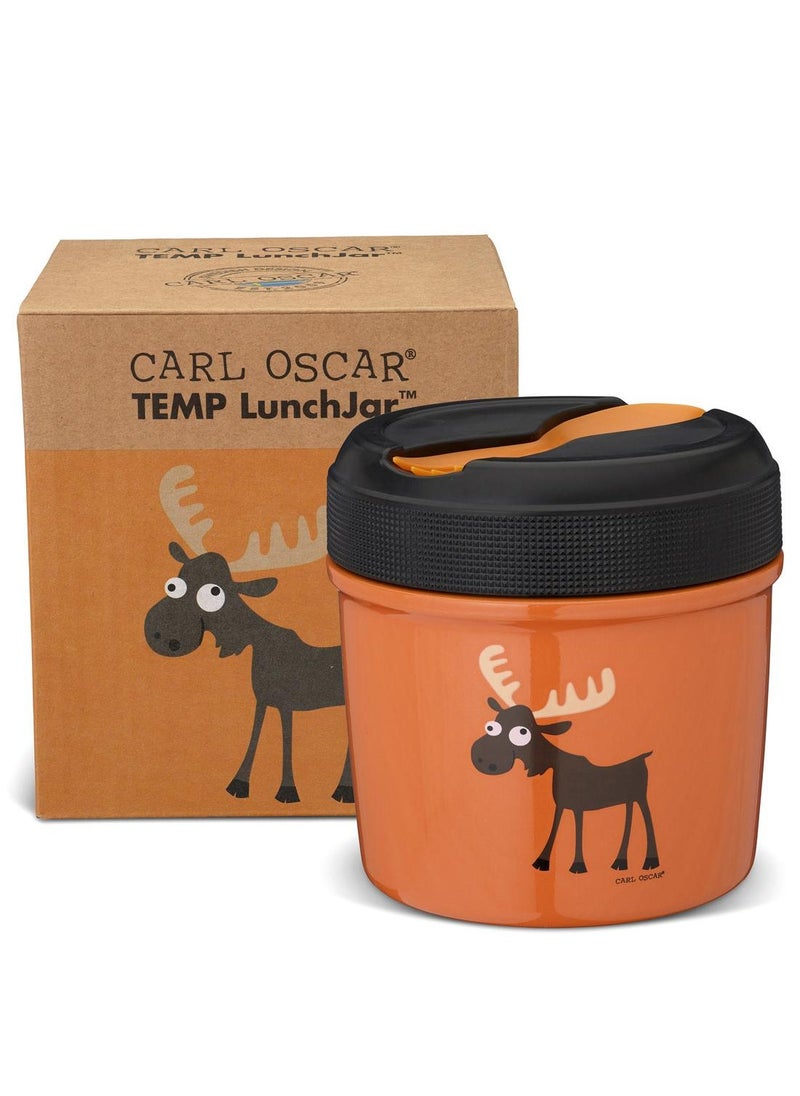 Carl Oscar Sweden Temp Lunchjar™, Kids 0.5 L - Orange - Image 2
