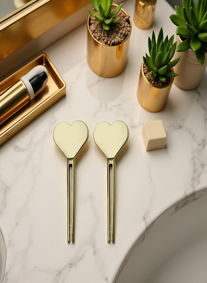Qintreesify 2Pcs Gold Toothpaste Tube Key, Stainless Steel Toothpaste Roller Tube Wringer, Tube Key Tooth Paste Squeezer, Metal Tube Squeezer Key Suitable for Save Toothpaste, Creams, Paint, Cosmetic, Hair Dye - Image 3