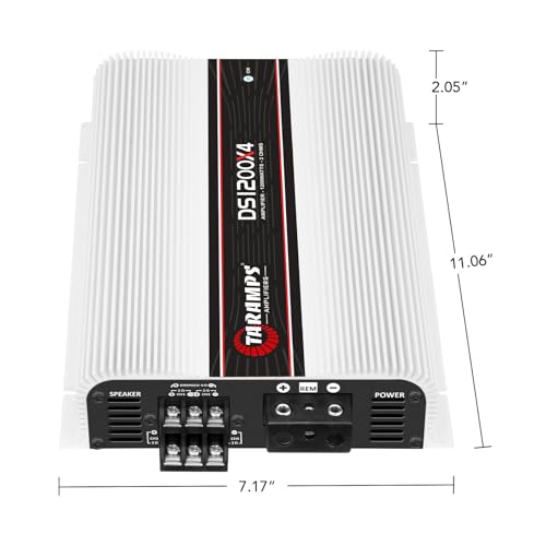 Taramp's تارامبس DS 1200x4 2 أوم 4 قنوات 1200 وات مضخم صوت - Image 4