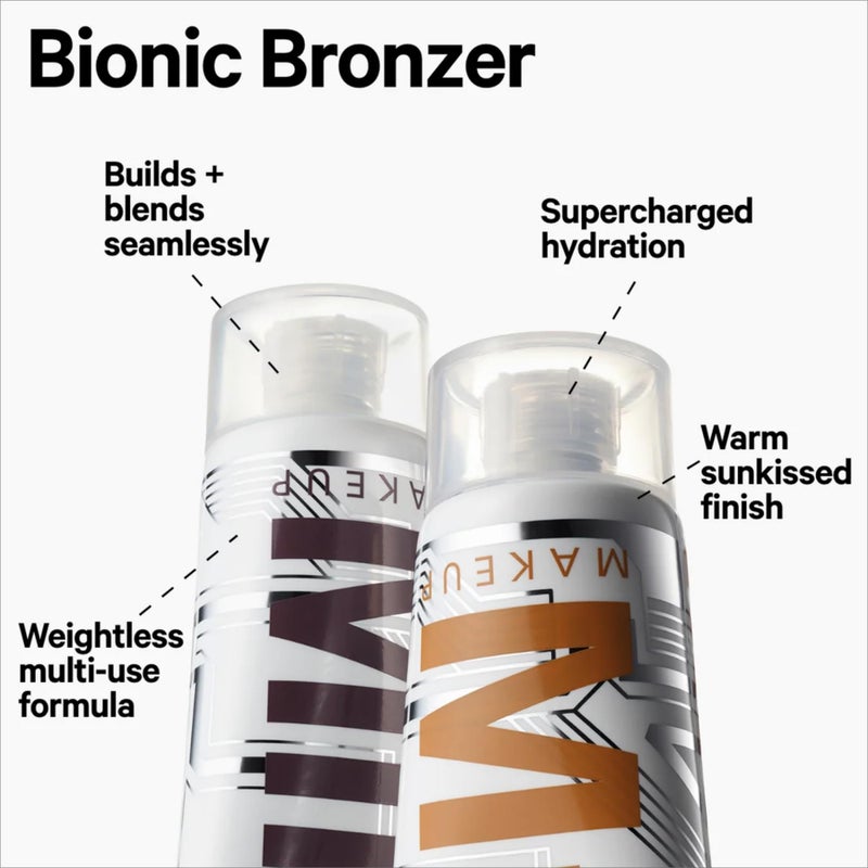 Milk Makeup Bionic Bronzer, Time Travel (Light Bronze) - 0.6 fl oz - Hydrating Liquid Bronzer - Buildable, Blendable Color - Warm, Sunkissed Finish - Weightless - Vegan, Cruelty Free - Image 5